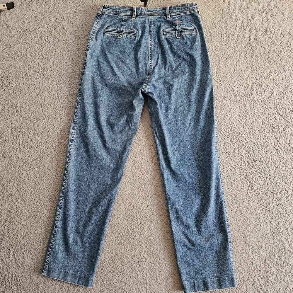 Lauren Ralph Lauren Women's Blue Jeans Size 10 Straight Leg Stretch Denim - Picture 5 of 12